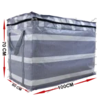 ساک گونی زیپدار طول 100 عرض 60 ارتفاع 70